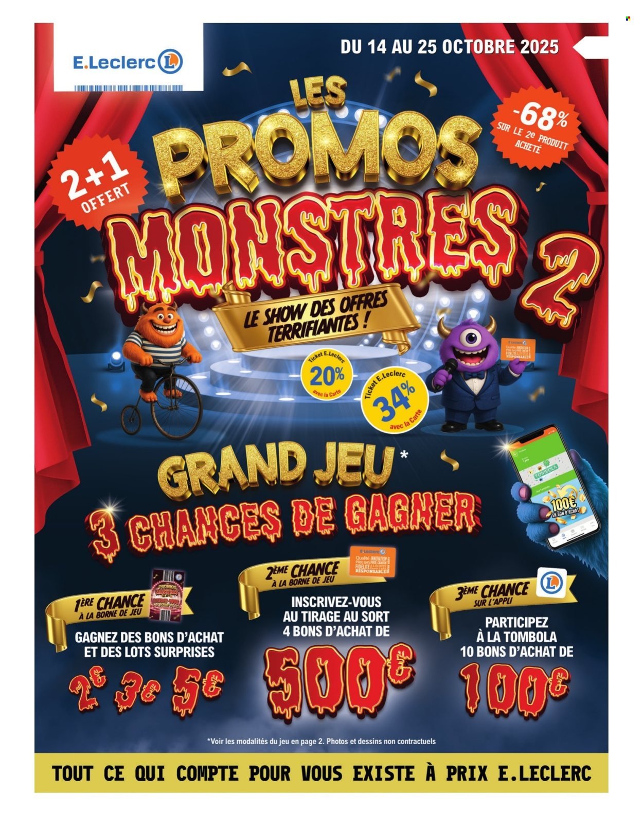 Catalogue E.LECLERC - PROMOS MONSTRES (2025-10-14 - 2025-10-25)