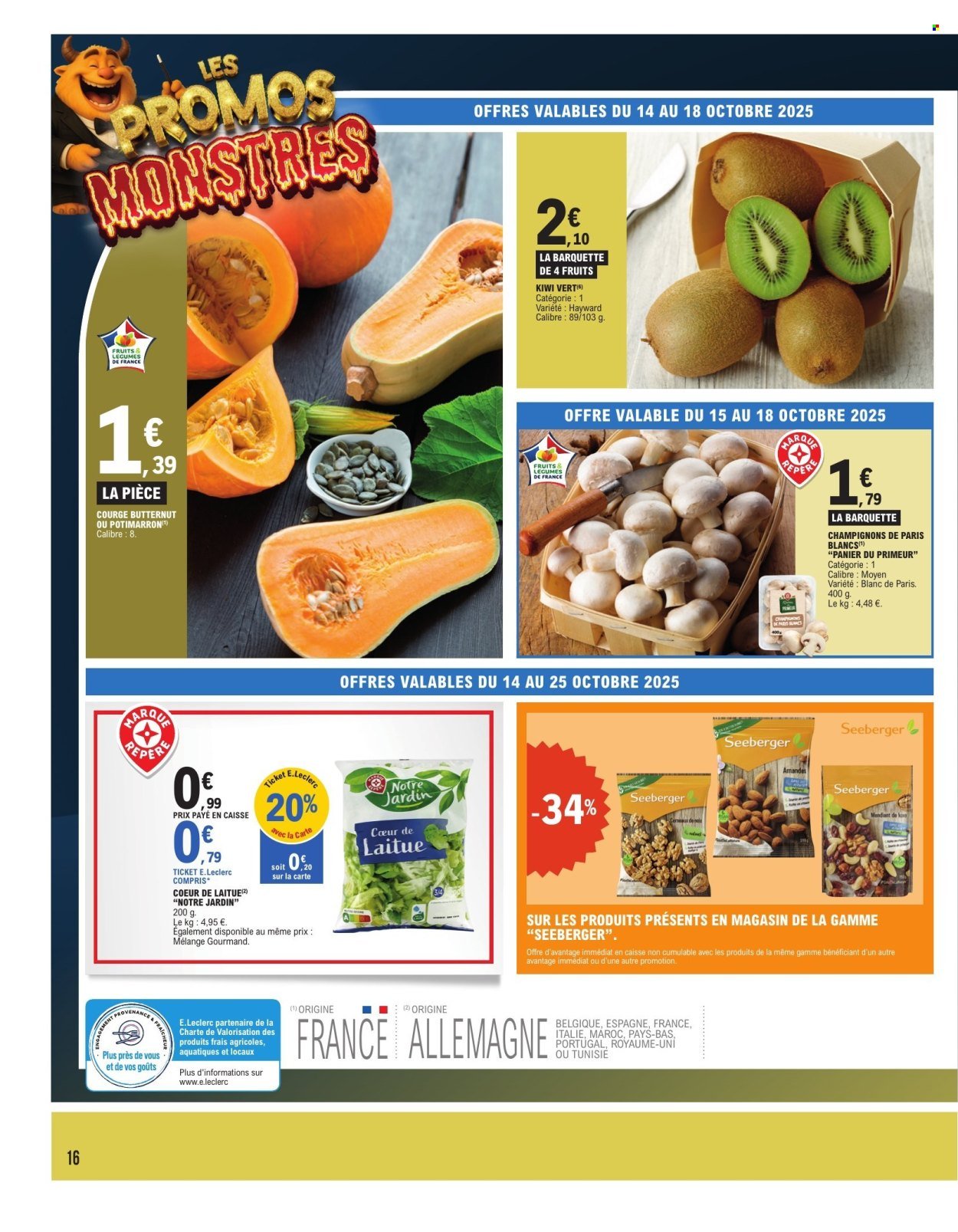 Catalogue E.LECLERC - PROMOS MONSTRES (2025-10-14 - 2025-10-25)