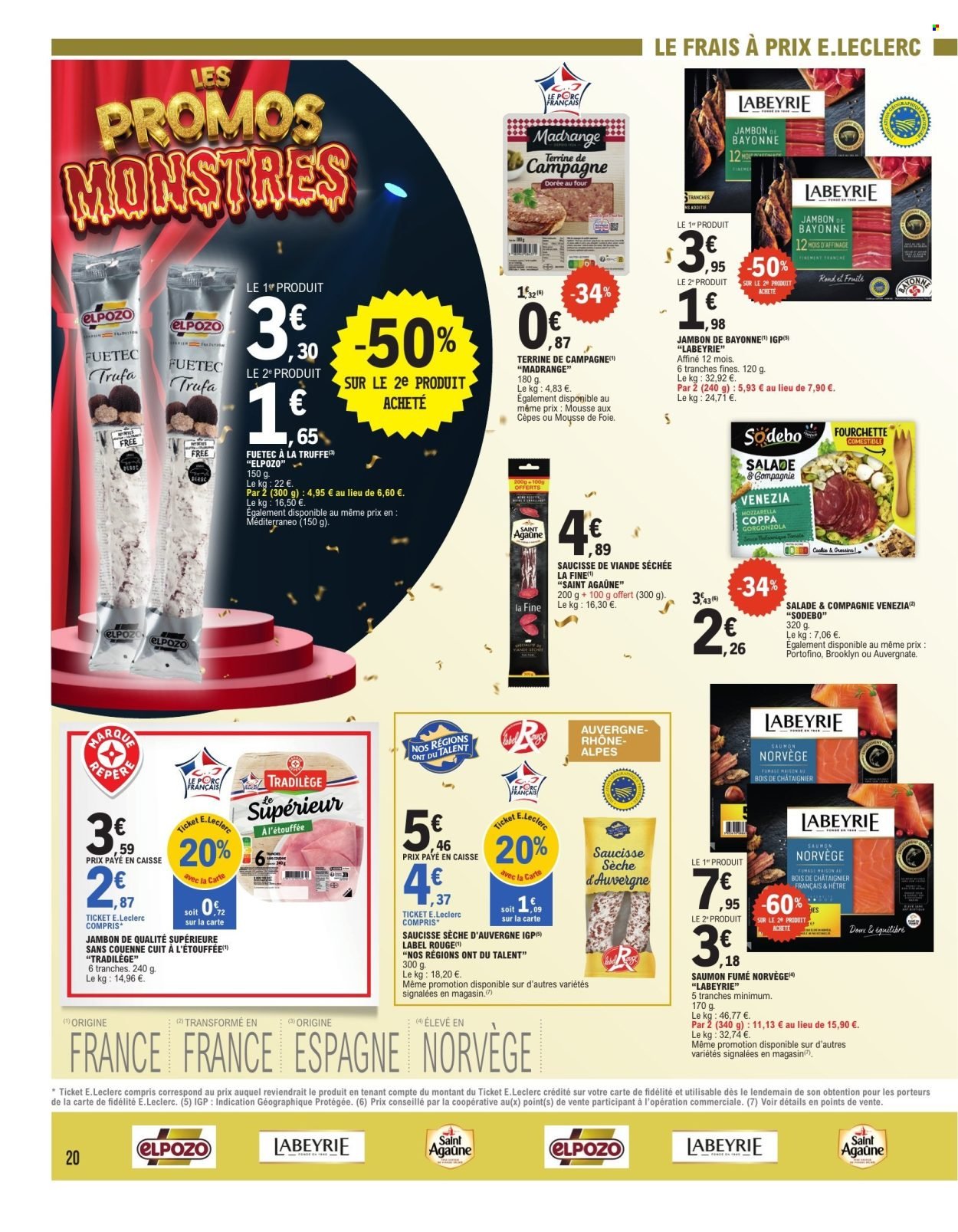 Catalogue E.LECLERC - PROMOS MONSTRES (2025-10-14 - 2025-10-25)