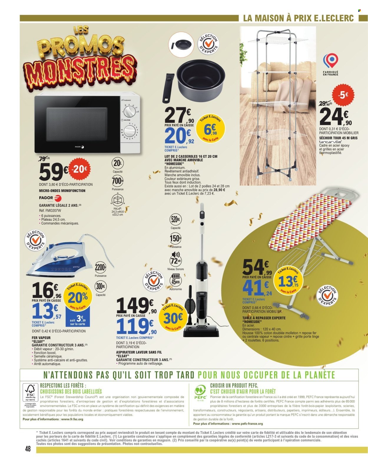 Catalogue E.LECLERC - PROMOS MONSTRES (2025-10-14 - 2025-10-25)