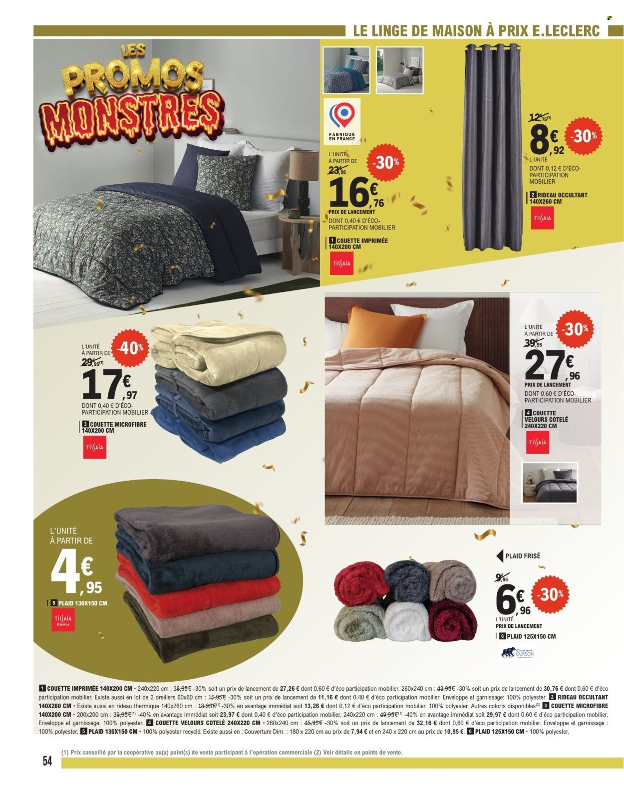 Catalogue E.LECLERC - PROMOS MONSTRES (2025-10-14 - 2025-10-25)