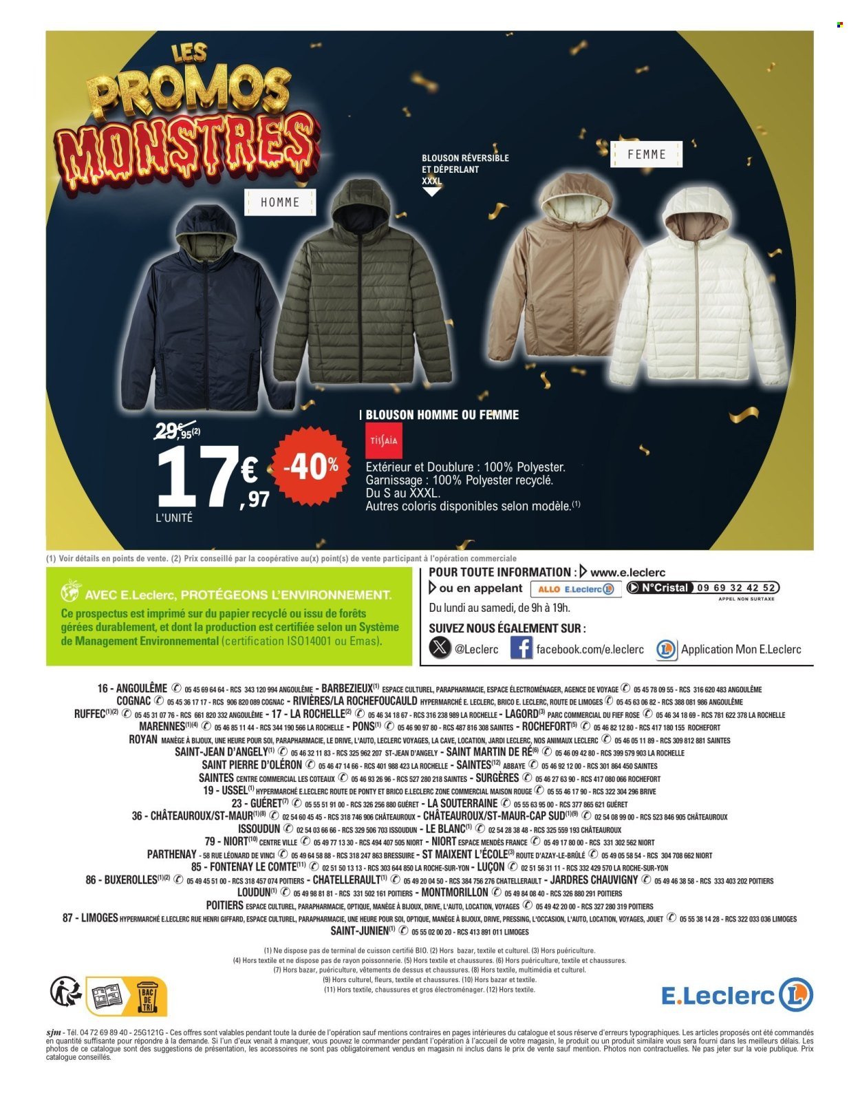 Catalogue E.LECLERC - PROMOS MONSTRES (2025-10-14 - 2025-10-25)