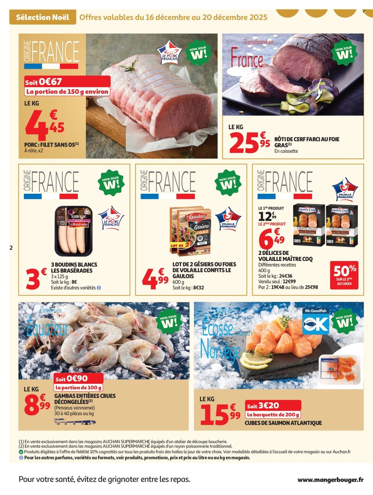 Catalogue AUCHAN - Croquez la magie des fêtes (2025-12-16 - 2025-12-24)