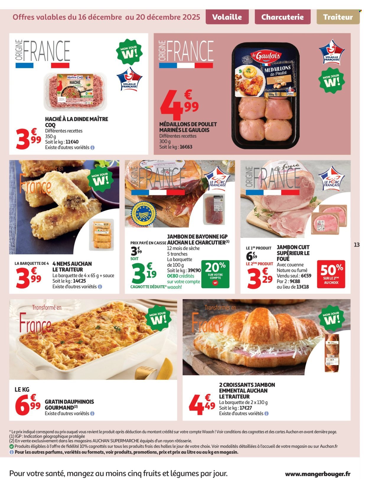 Catalogue AUCHAN - Croquez la magie des fêtes (2025-12-16 - 2025-12-24)