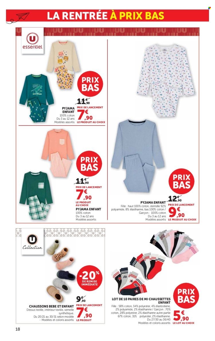 Catalogue HYPER U - Les prix bas de la rentrée special mode