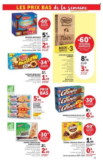 Catalogue HYPER U - Les prix bas de la semaine
