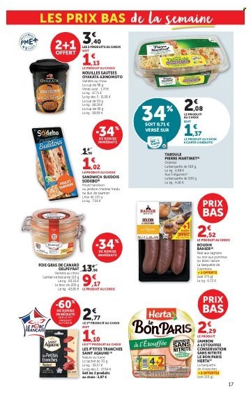Catalogue HYPER U - Les prix bas de la semaine