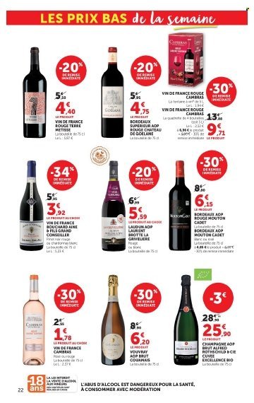 Catalogue HYPER U - Les prix bas de la semaine