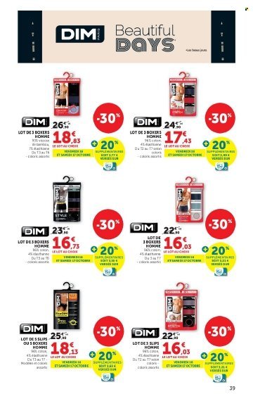 Catalogue HYPER U - Les prix bas de la semaine