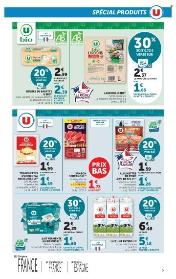 Catalogue HYPER U - Les prix bas de la semaine