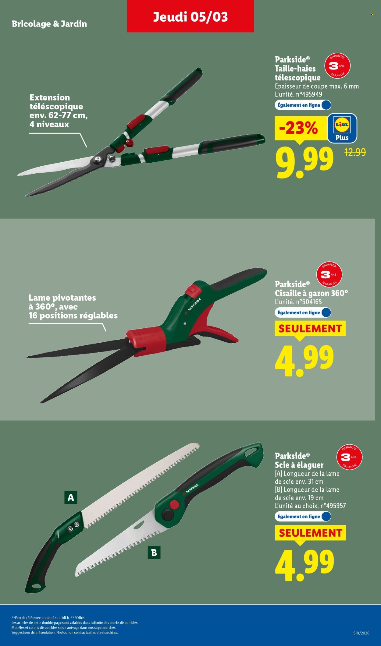 Catalogue LIDL - Les bonnes affaires de la semaine (2026-03-02 - 2026-03-05)