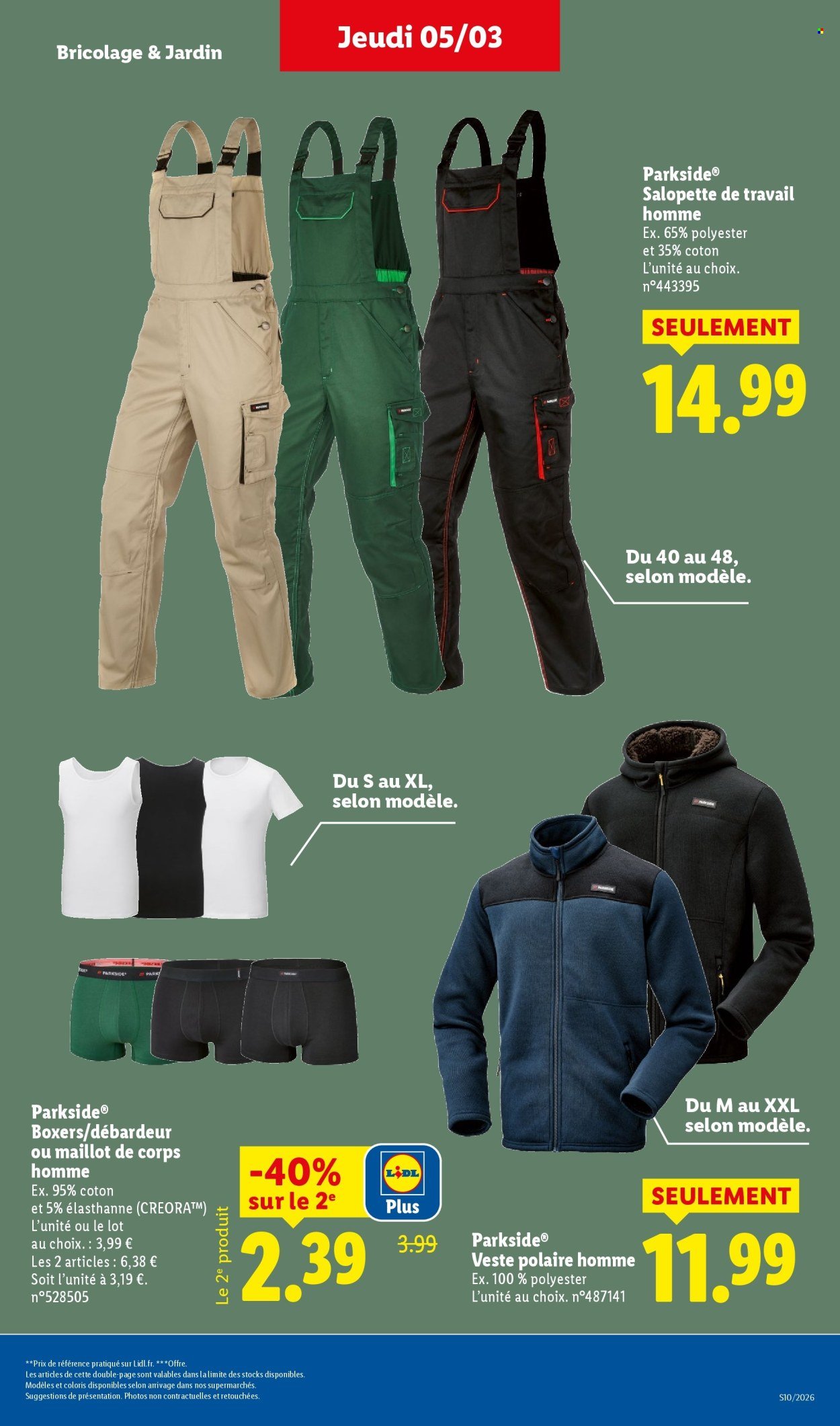 Catalogue LIDL - Les bonnes affaires de la semaine (2026-03-02 - 2026-03-05)