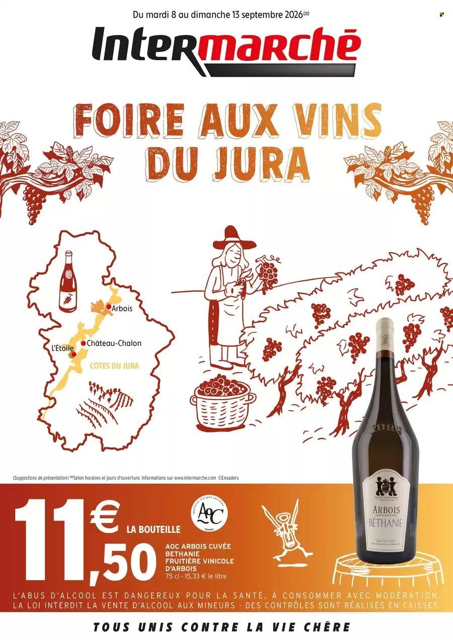 Catalogue INTERMARCHÉ - Foire aux vins du jura