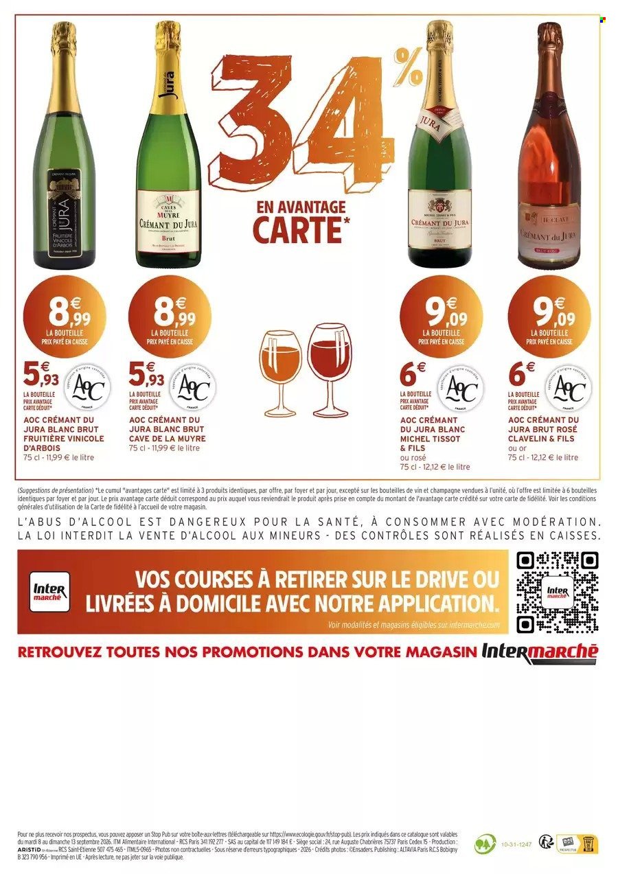 Catalogue INTERMARCHÉ - Foire aux vins du jura
