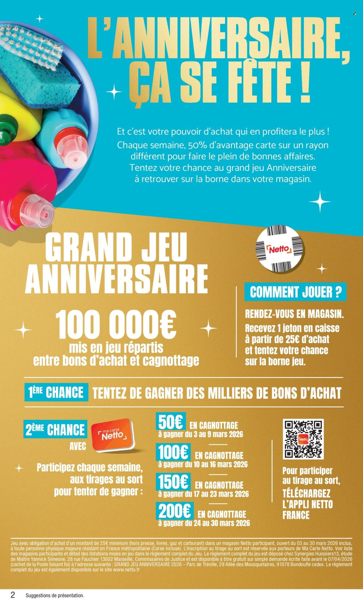 Catalogue NETTO - L'anniversaire, ça se fête ! (2026-03-10 - 2026-03-16)