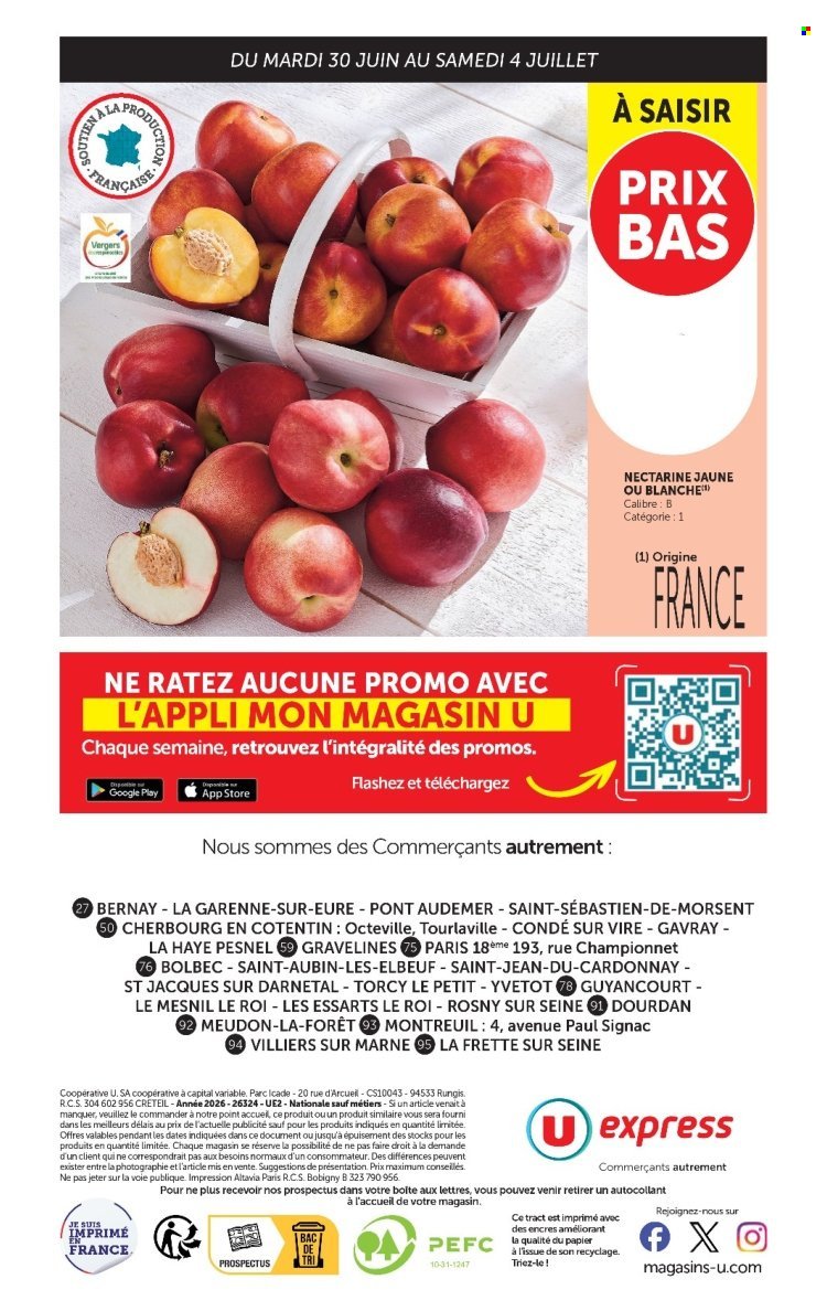 Catalogue U EXPRESS - Les prix bas de la semaine