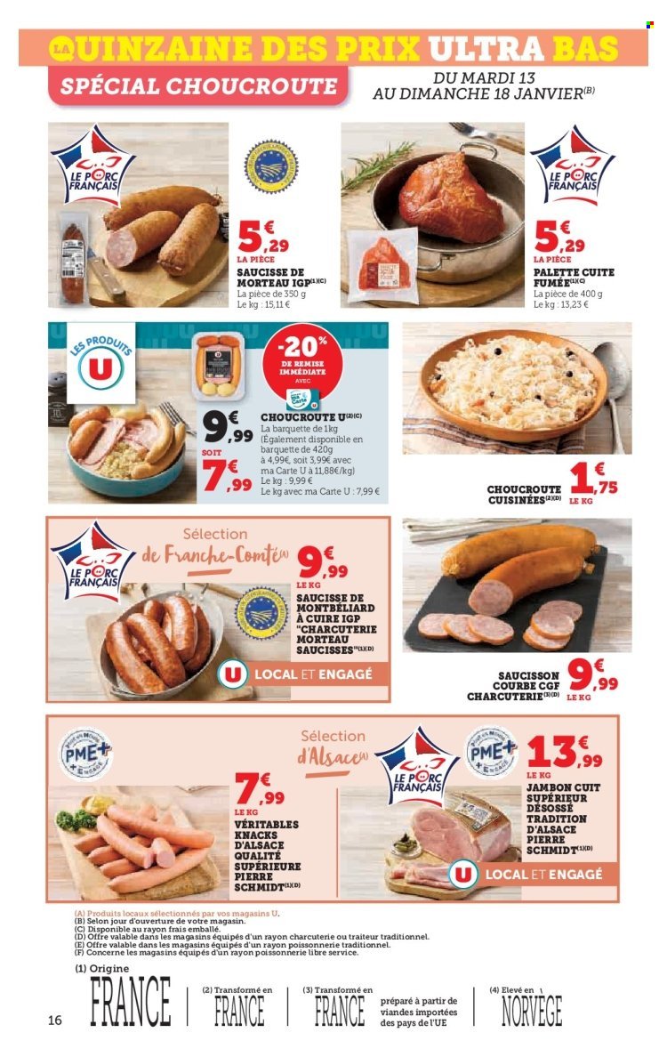 Catalogue SUPER U - Les prix bas de la semaine (2026-01-13 - 2026-01-25)