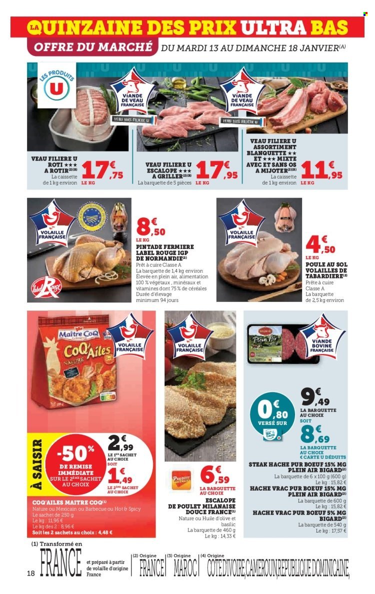Catalogue SUPER U - Les prix bas de la semaine (2026-01-13 - 2026-01-25)