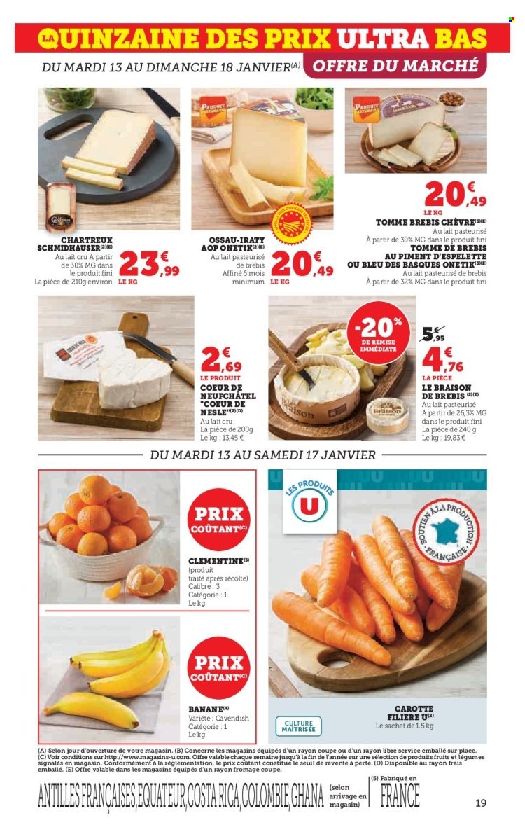 Catalogue SUPER U - Les prix bas de la semaine (2026-01-13 - 2026-01-25)