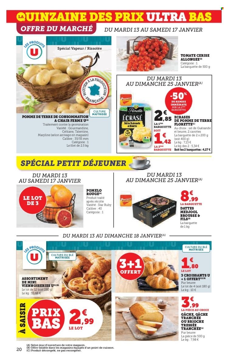 Catalogue SUPER U - Les prix bas de la semaine (2026-01-13 - 2026-01-25)
