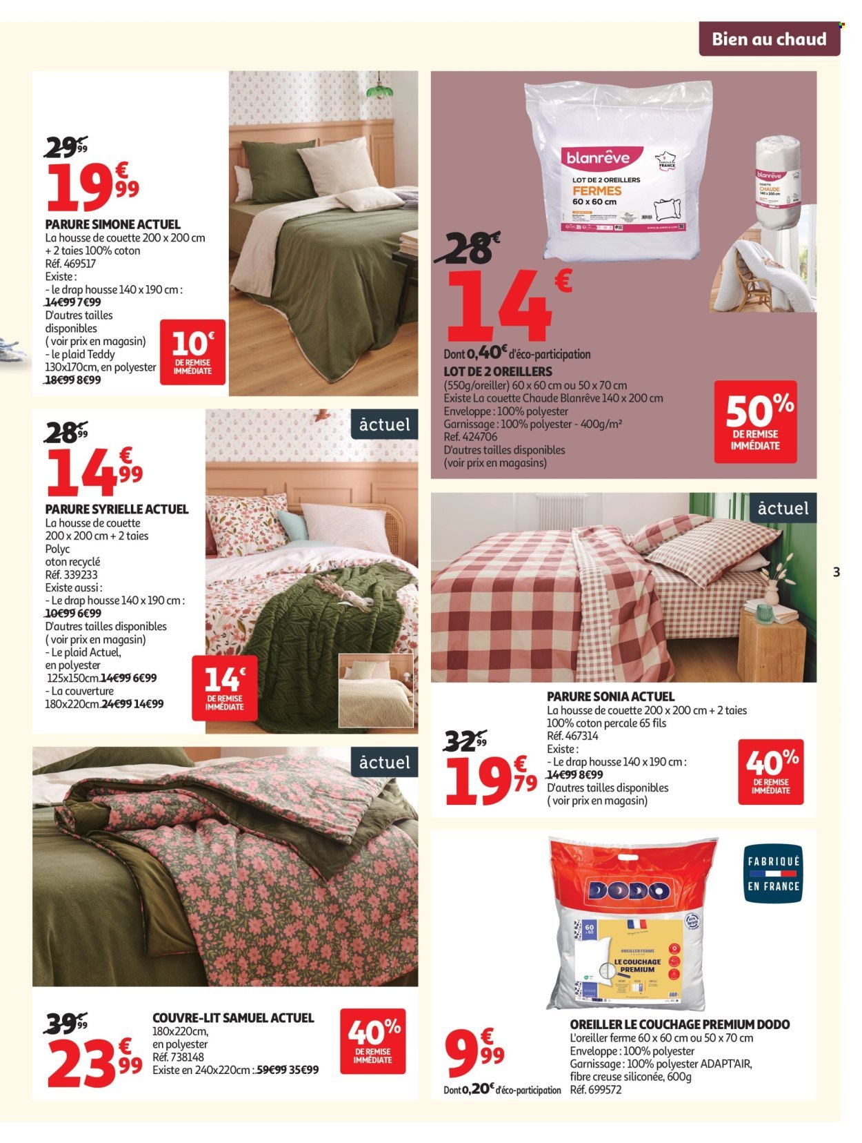 Catalogue AUCHAN - Bien au chaud : une couette à ce prix, c'est le rêve (2025-10-21 - 2025-11-02)