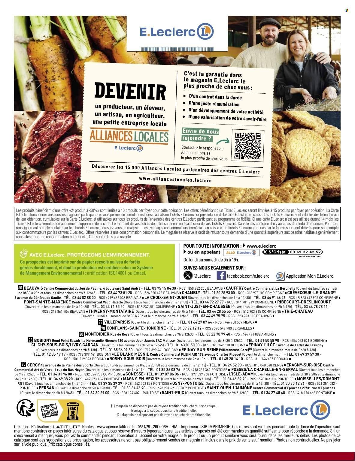 Catalogue E.LECLERC - FOIRE A LA VIANDE