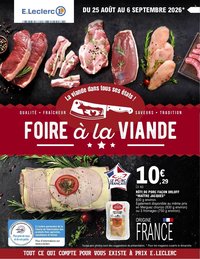Catalogue E.LECLERC - FOIRE A LA VIANDE