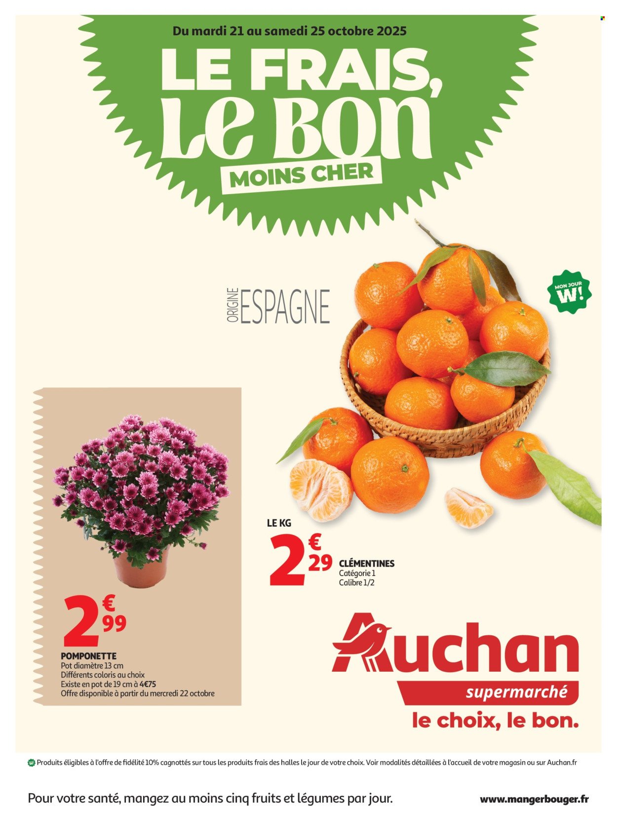Catalogue AUCHAN - Le frais, le bon moins cher