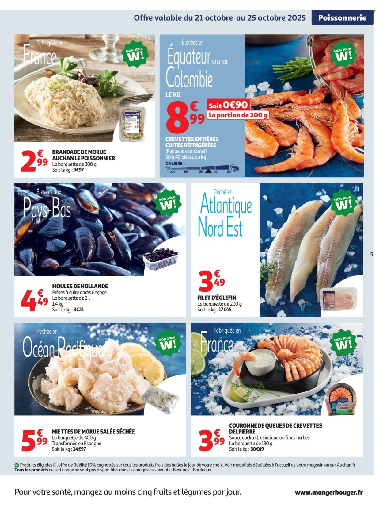 Catalogue AUCHAN - Le frais, le bon moins cher