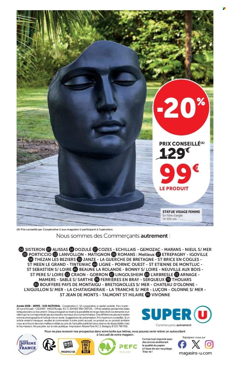 Catalogue SUPER U - Le jardin à prix bas
