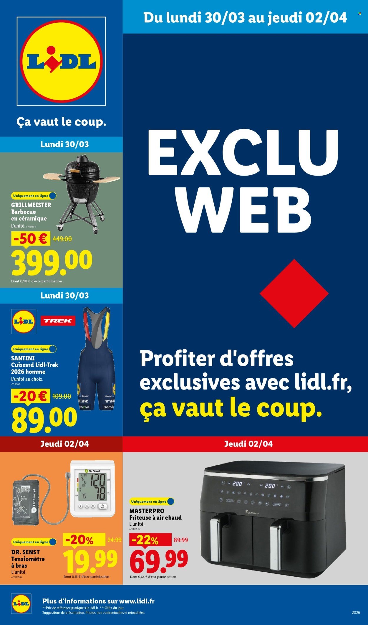 Catalogue LIDL - Les Exclus Web de la semaine