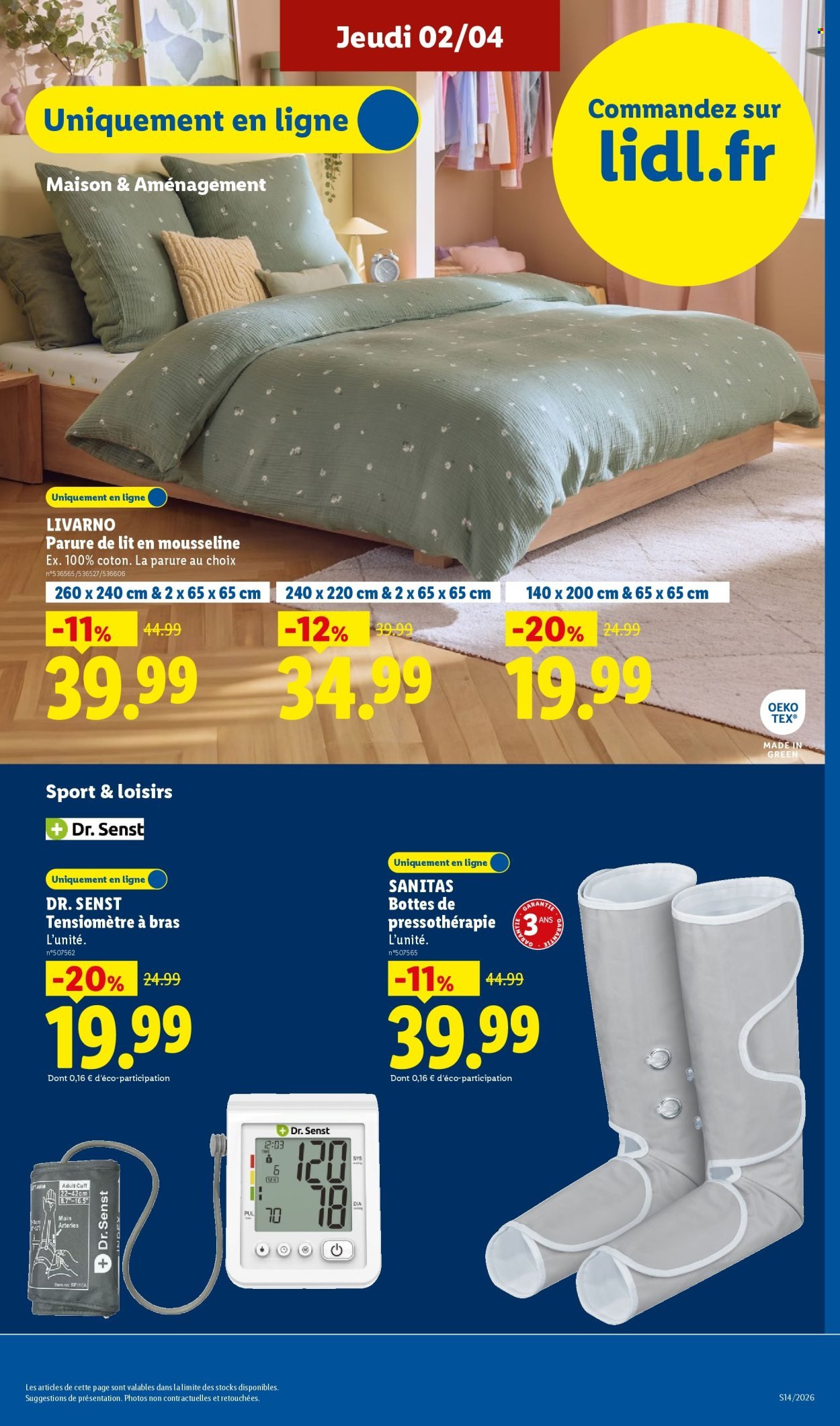 Catalogue LIDL - Les Exclus Web de la semaine (2026-03-30 - 2026-04-02)