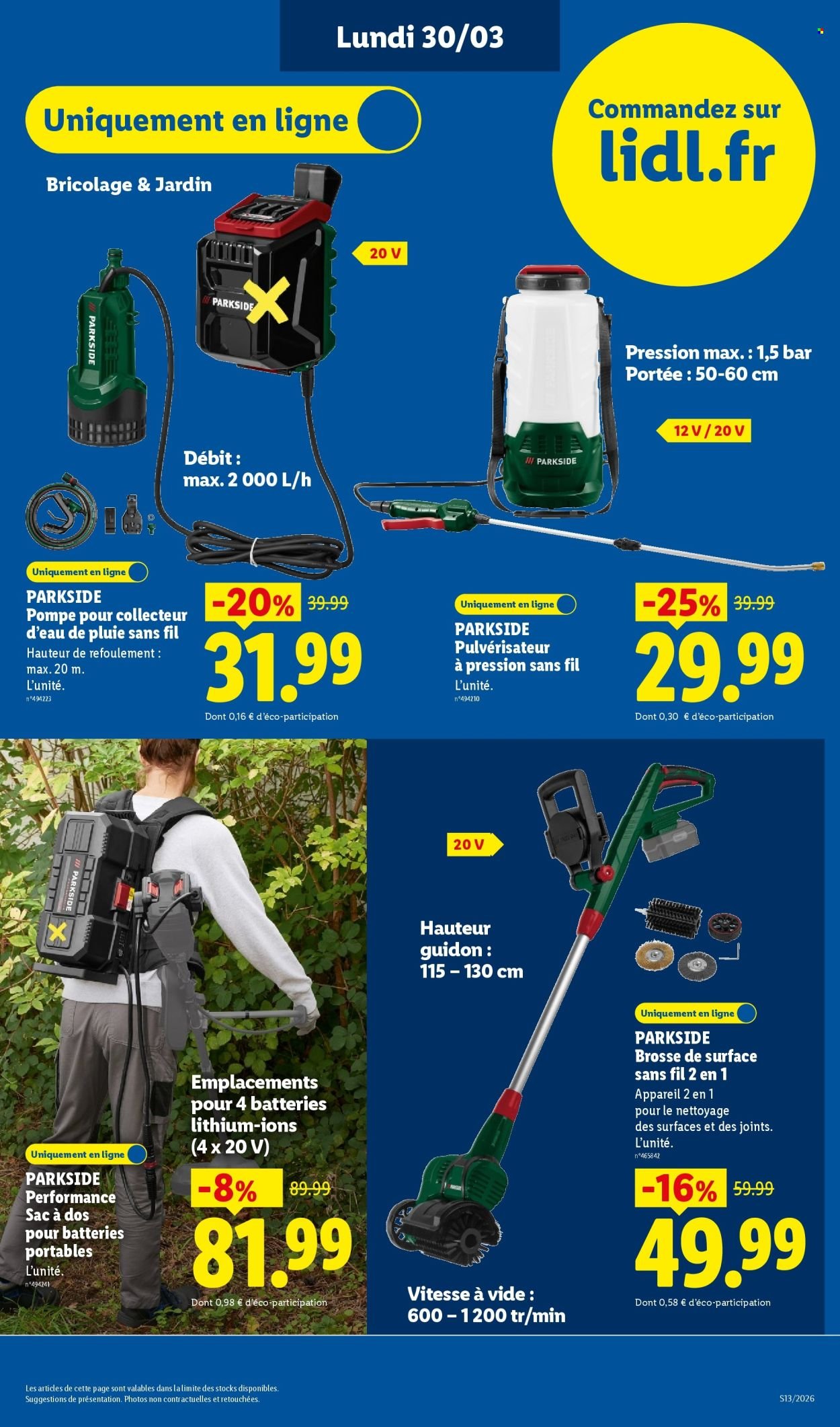 Catalogue LIDL - Les Exclus Web de la semaine (2026-03-30 - 2026-04-02)