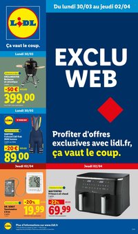 Catalogue LIDL - Les Exclus Web de la semaine