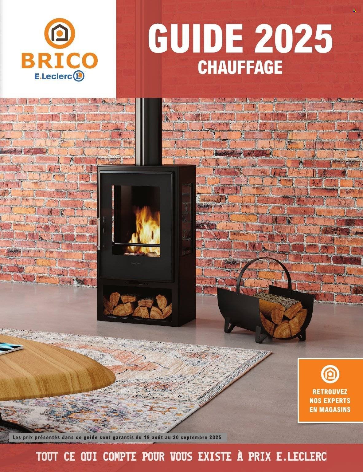 Catalogue E.LECLERC - GUIDE CHAUFFAGE (2025-08-19 - 2025-12-31)