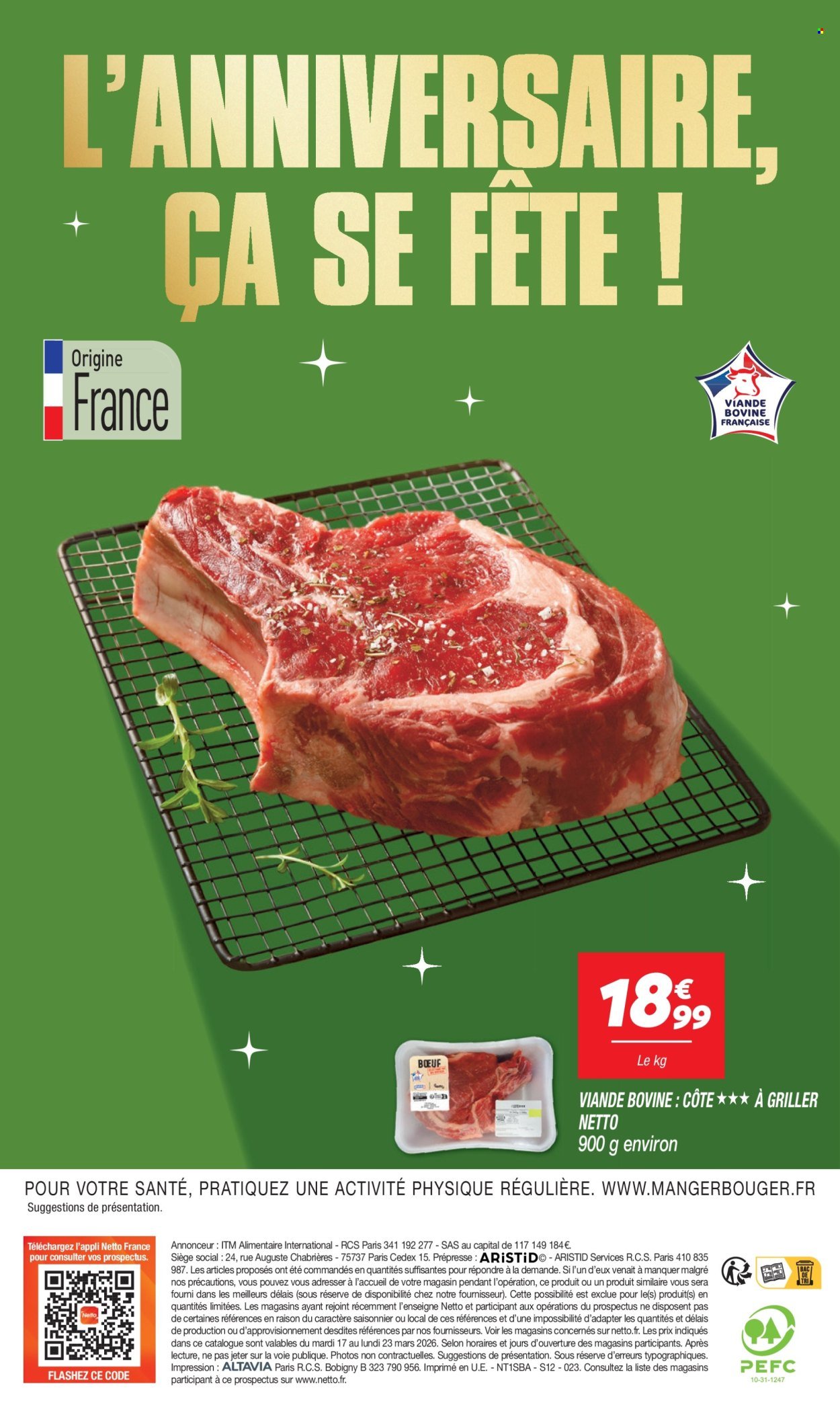 Catalogue NETTO - L'anniversaire, ça se fête ! (2026-03-17 - 2026-03-23)