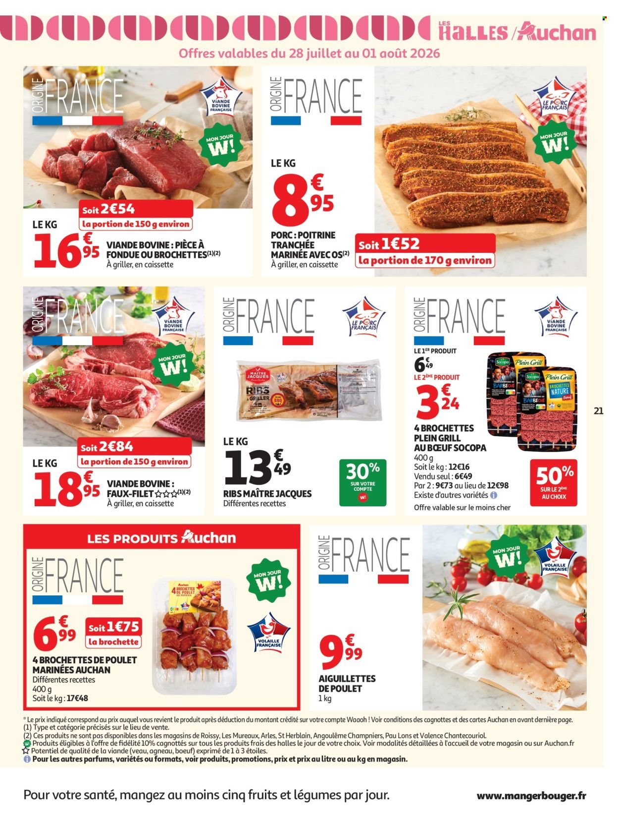 Catalogue AUCHAN - Saveurs d'été hypers