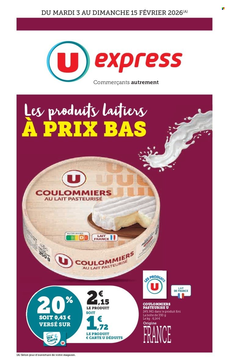 Catalogue U EXPRESS - Les prix bas de la semaine