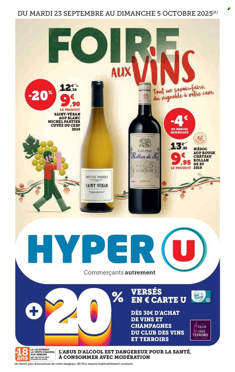 Catalogue HYPER U - FOIRE AUX VINS Consultation en avant-première (2025-09-23 - 2025-10-05)