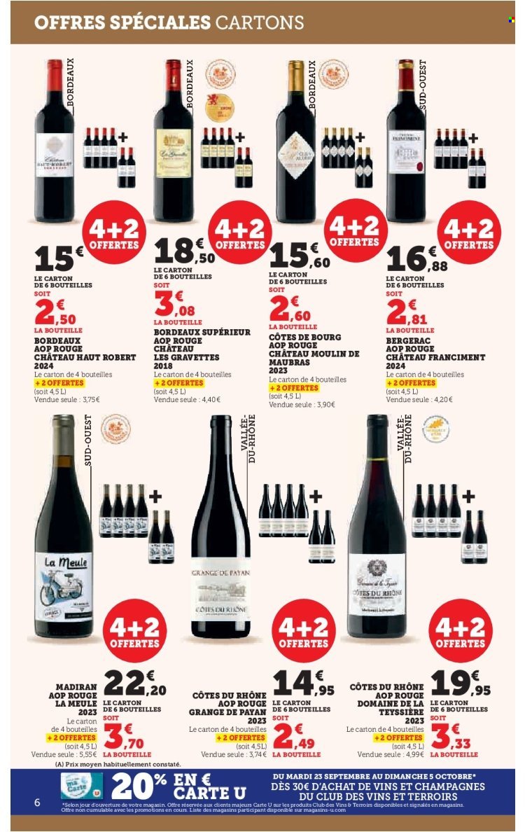 Catalogue HYPER U - FOIRE AUX VINS Consultation en avant-première (2025-09-23 - 2025-10-05)