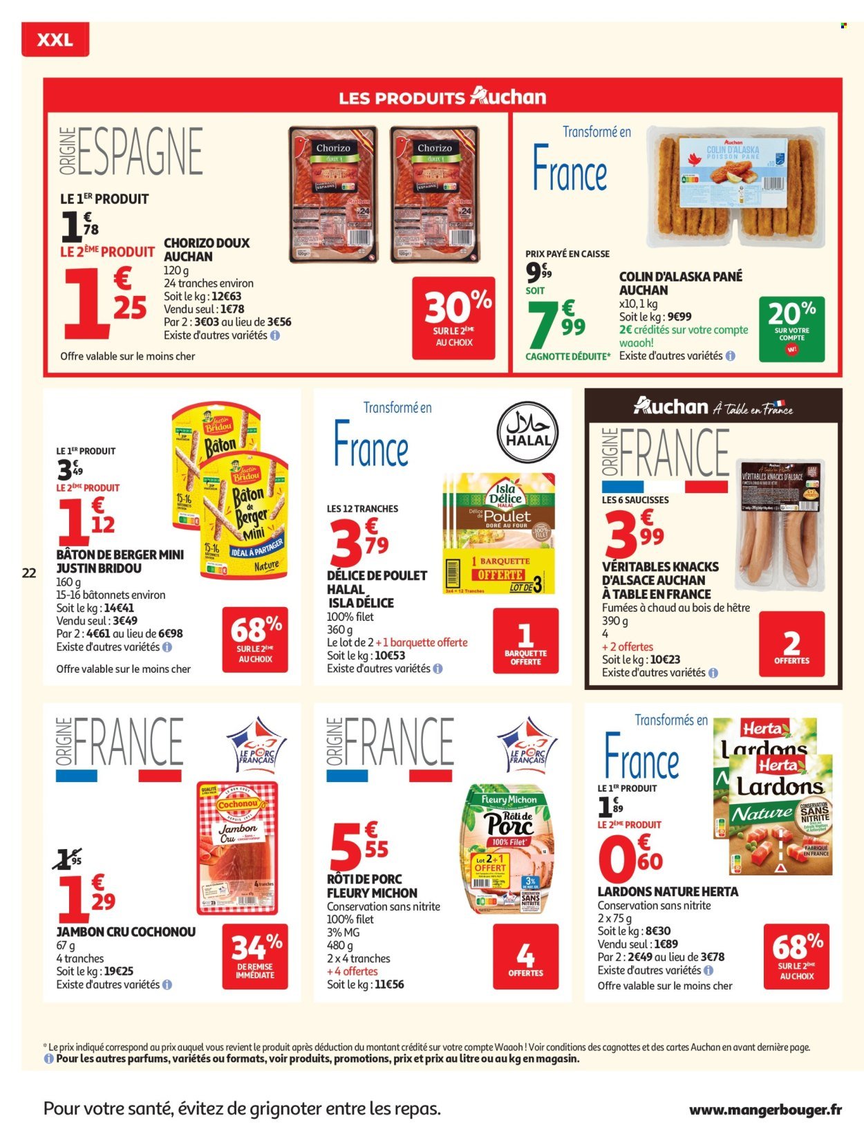 Catalogue AUCHAN - Promos XXL supers