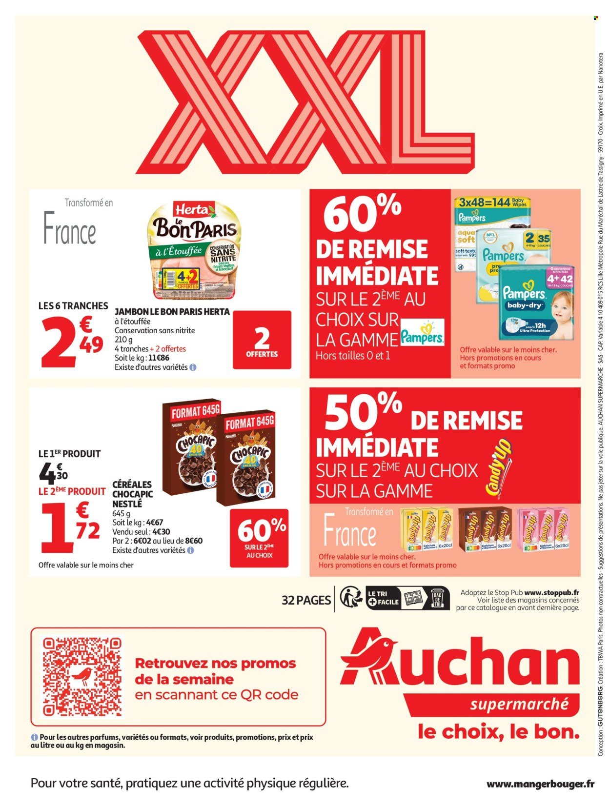 Catalogue AUCHAN - Promos XXL supers