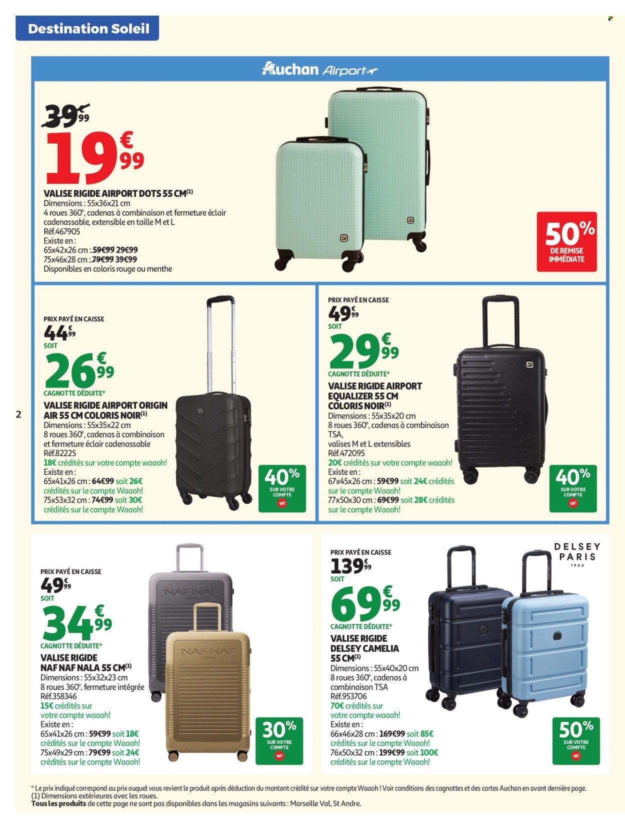 Catalogue AUCHAN - Valises et vacances