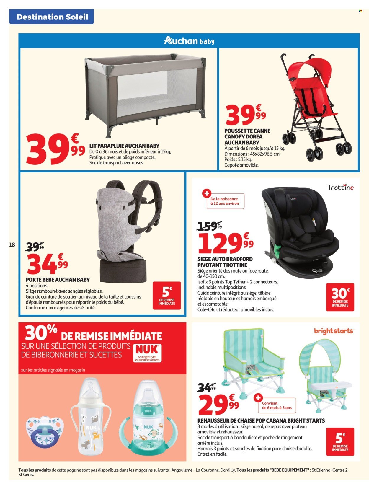 Catalogue AUCHAN - Valises et vacances