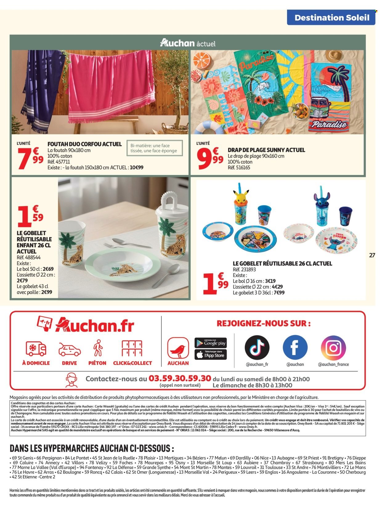 Catalogue AUCHAN - Valises et vacances
