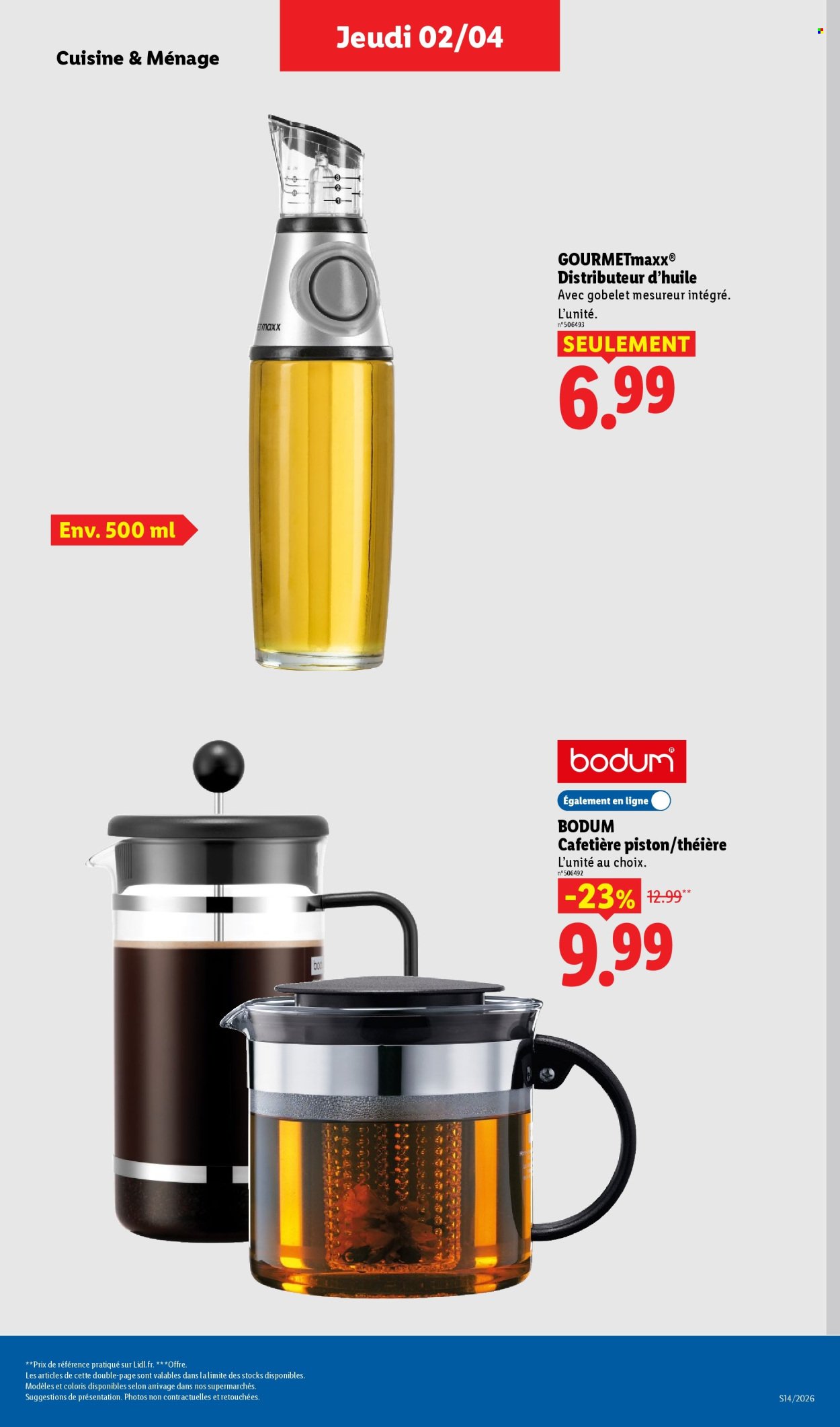Catalogue LIDL - Les bonnes affaires de la semaine (2026-04-02 - 2026-04-06)