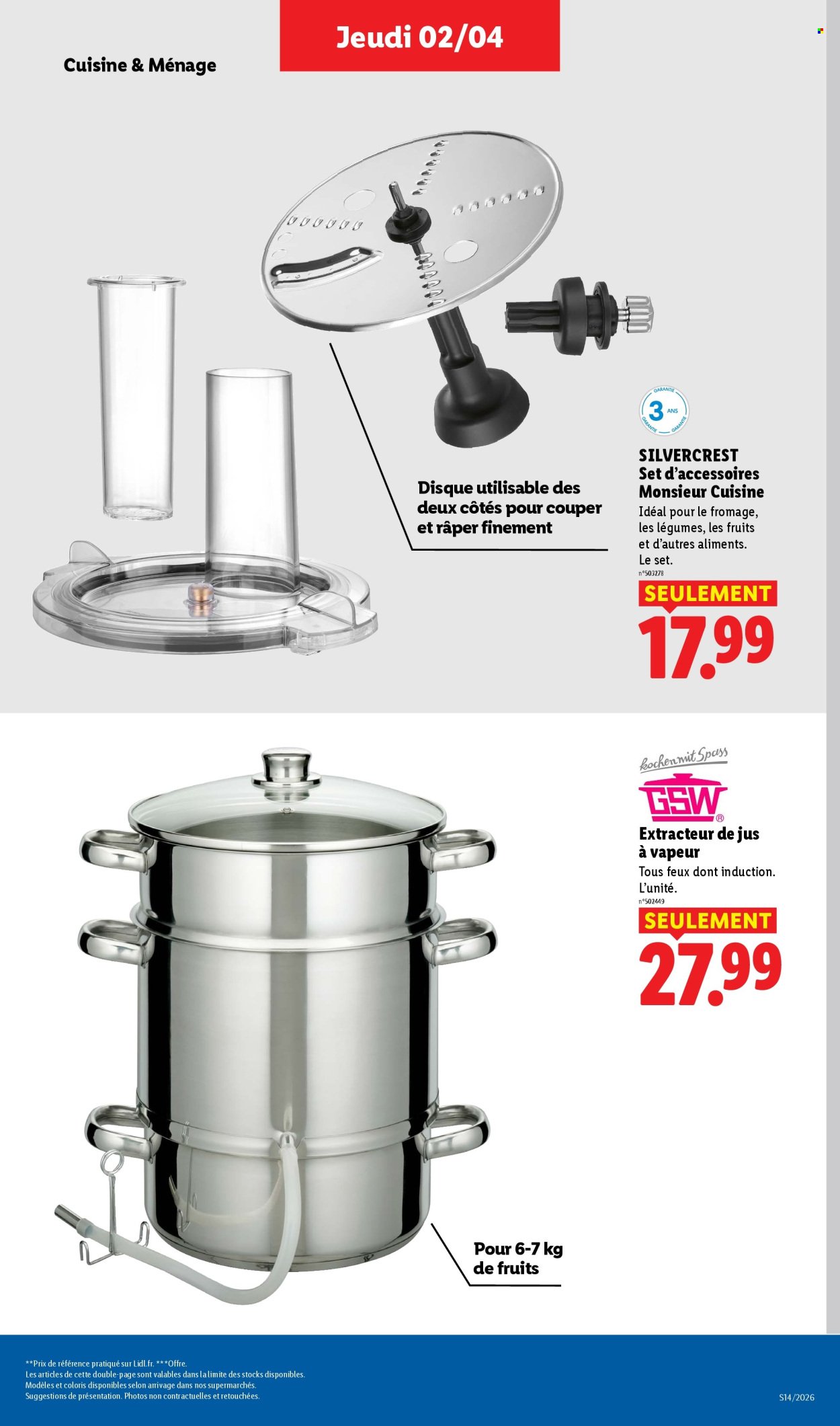 Catalogue LIDL - Les bonnes affaires de la semaine