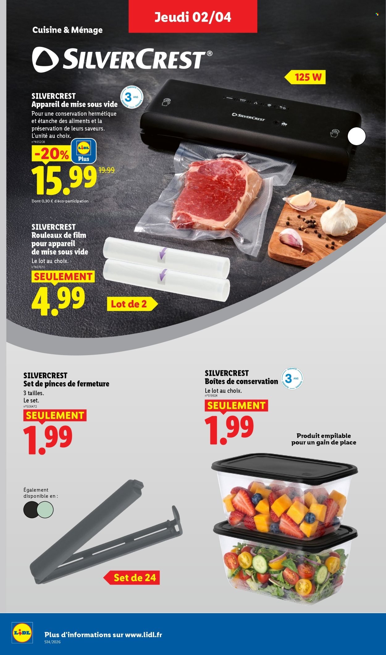 Catalogue LIDL - Les bonnes affaires de la semaine
