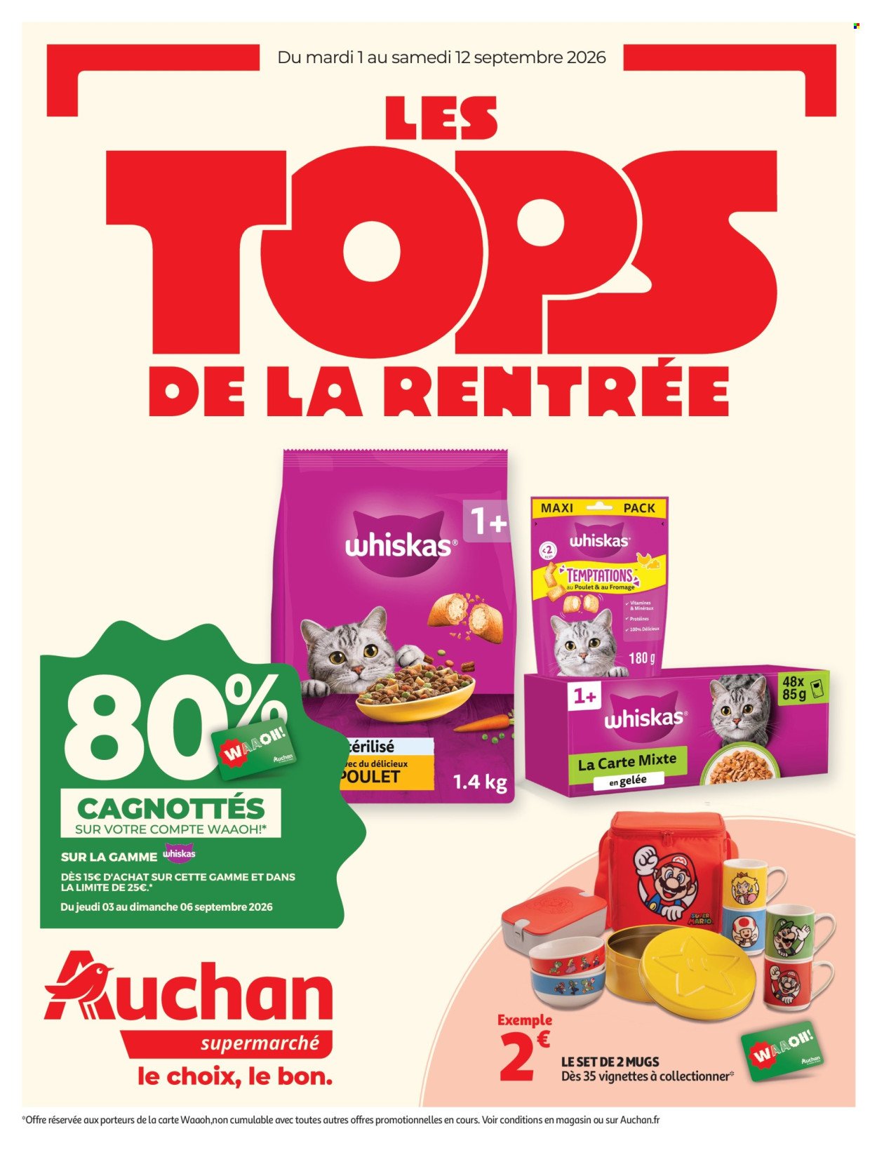 Catalogue AUCHAN - Tops rentrée supers