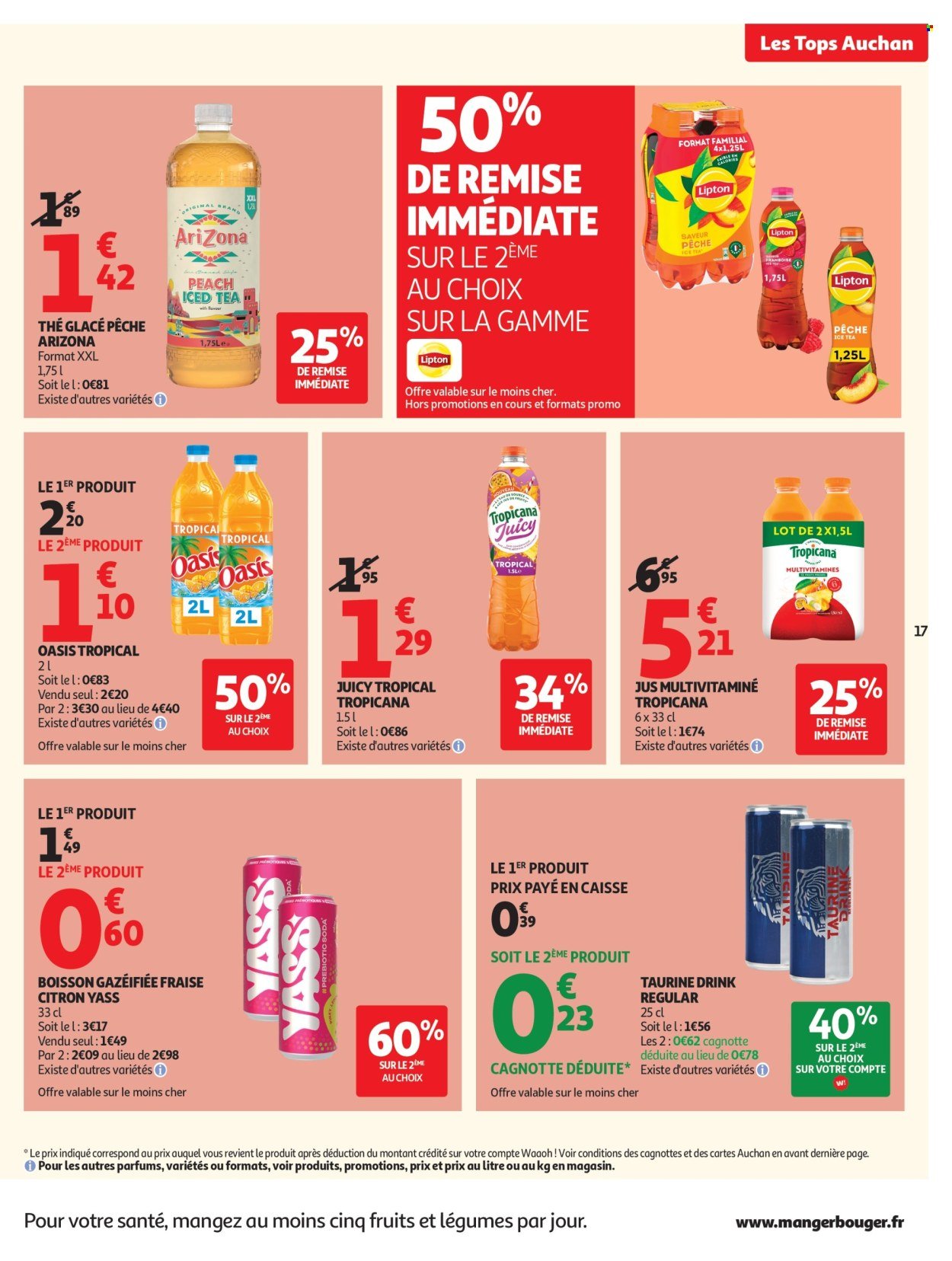 Catalogue AUCHAN - Tops rentrée supers